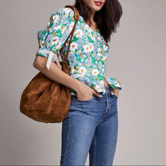 Perseverance London Mambo Floral Top Puff … - Picture 1 of 8